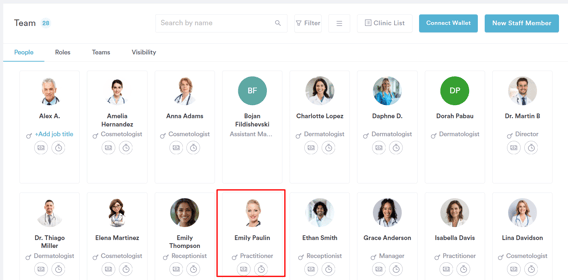 How to set up prescripton information for staff members2