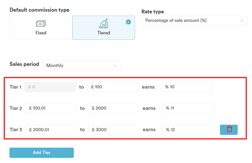 How to set up tiered comissions 4