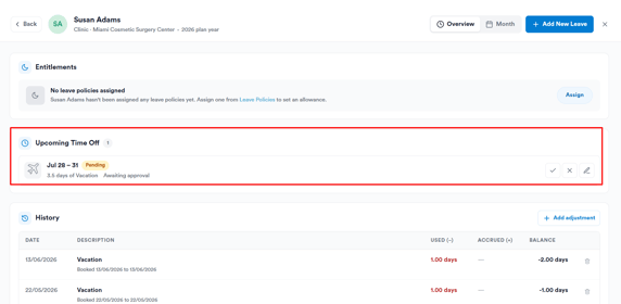 how to approve a leave request 3
