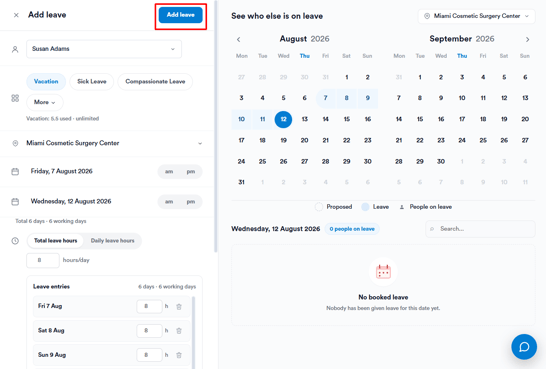 how to manage the leave tracker 9999