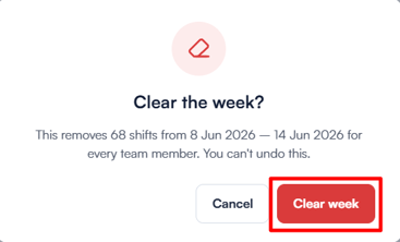 how to clear scheduler 2