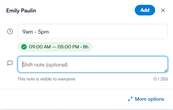 how to create a shift - template