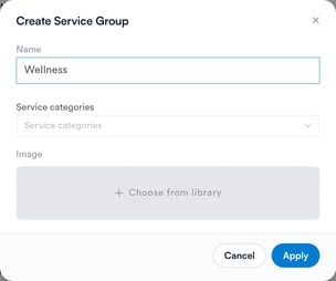 Create Service Group