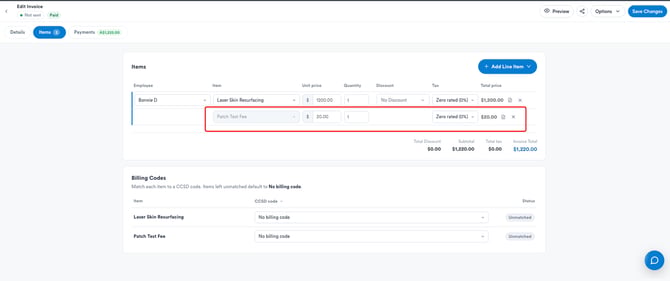 service-charge-invoice-view