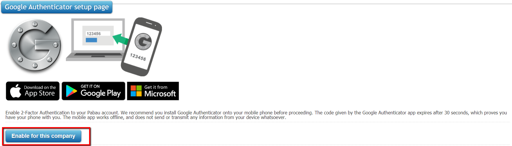 How to enable 2-factor authentication with Google Authenticator – How may  we help you?