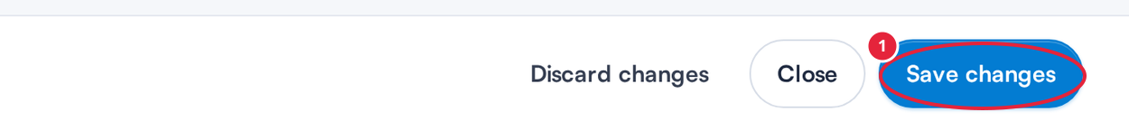 The Save changes button marked at the bottom of Quick batch setup