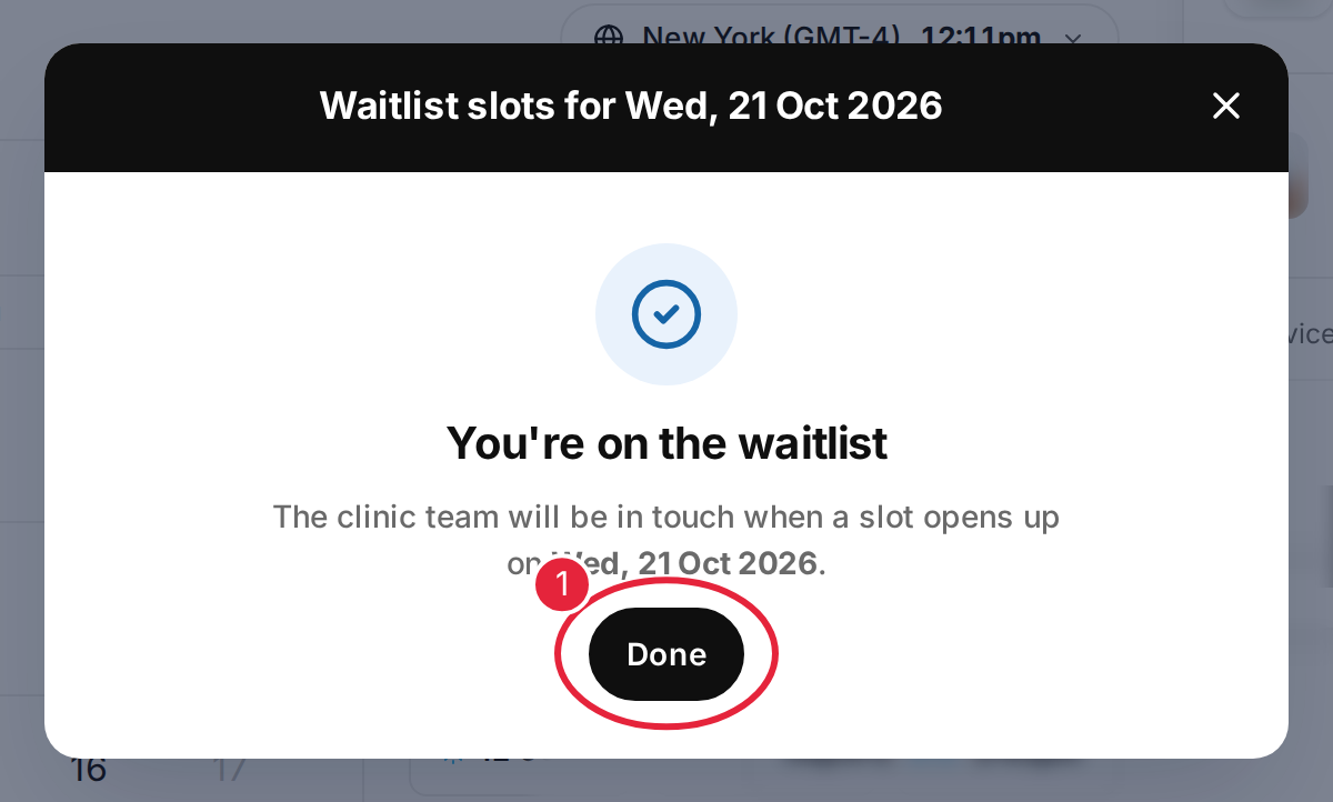 You have joined the waitlist