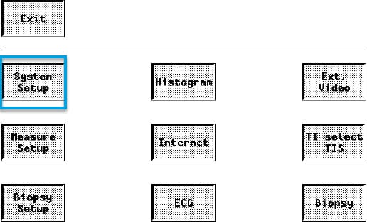 Utilities → System Setup