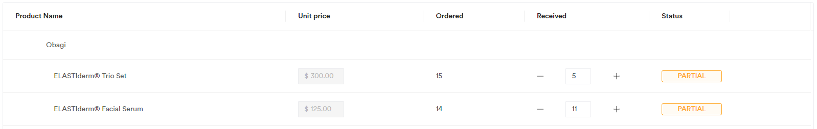 How to perform a partial order